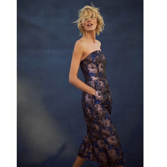 Anthropologie Jacquard Jumpsuit - Picture 2 of 8